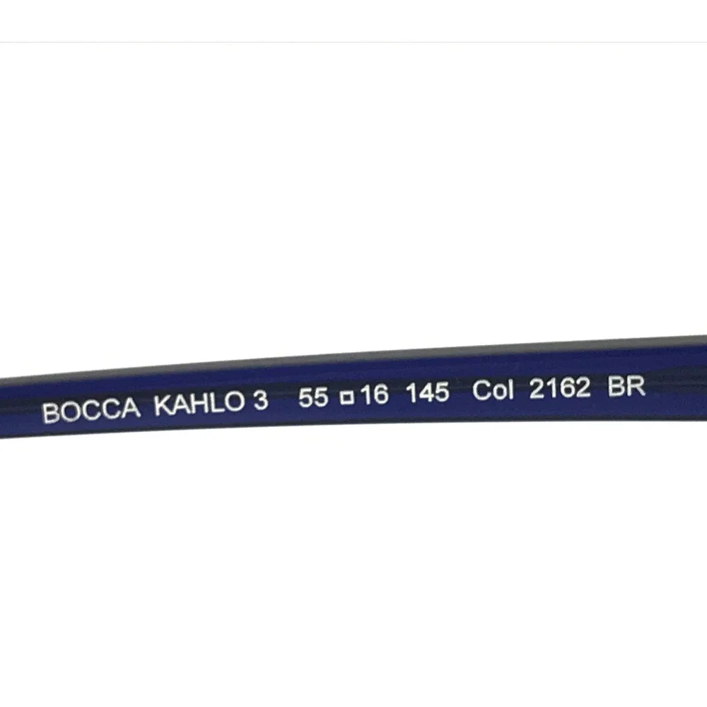 Bocca by Face A Face Eyeglasses Frames KAHLO 3 Col 2162 Flashy Blue 55-16-145